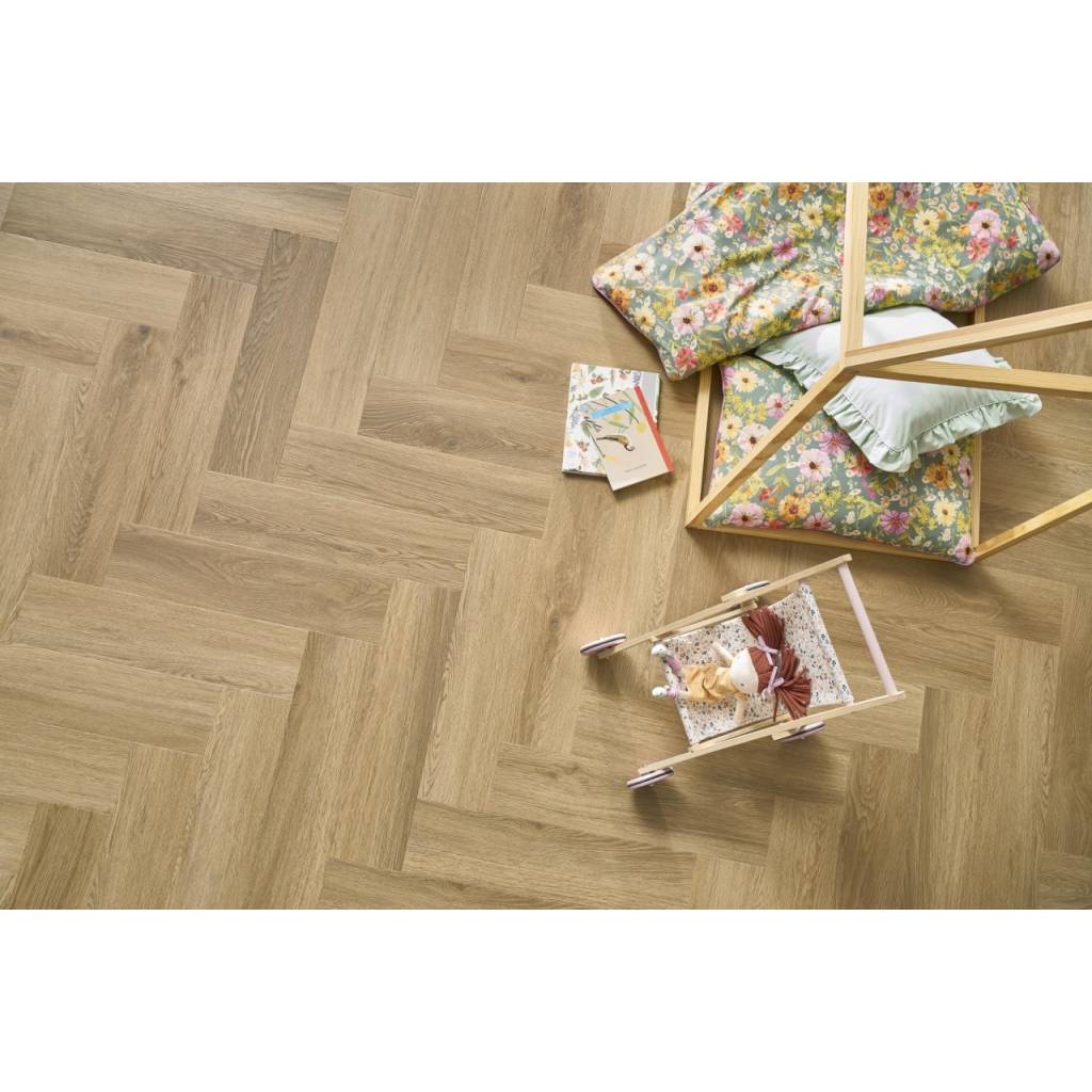 Panele winylowe SPC LVT Jodełka Dąb Burbon CAS 208 5 mm, 5905167857113