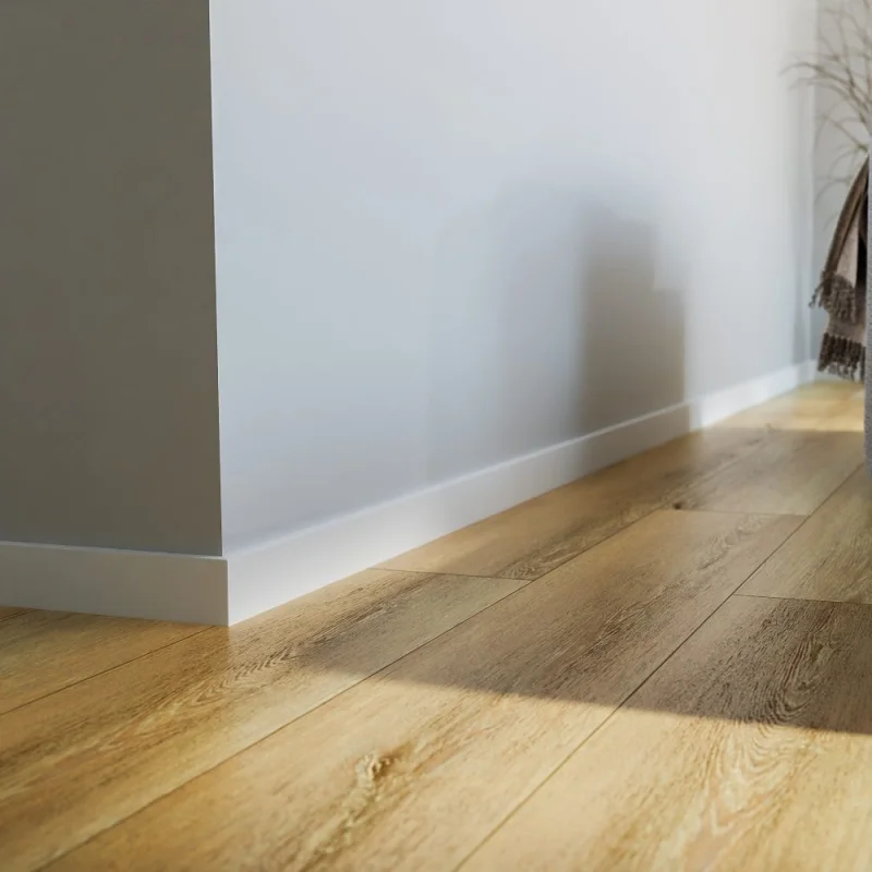 Listwa przypodłogowa PS Bravo 80 mm Biała 201, BR81U1 - 4