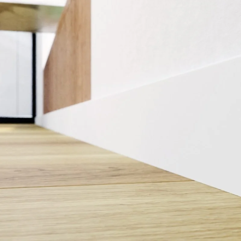 Listwa przypodłogowa PS Bravo 80 mm Biała 201, BR81U1 - 5