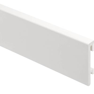Listwa przypodłogowa PS Bravo 80 mm Biała 201, BR81U1