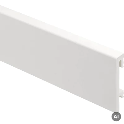 Listwa przypodłogowa PS Bravo 80 mm Biała, BR81U1