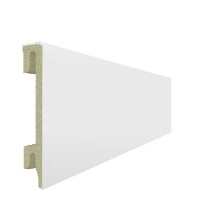 Listwa przypodłogowa PS Bravo 80 mm Biała 201, BR81U1