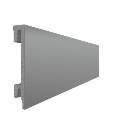 Listwa przypodłogowa PS Bravo 80 mm Szara 203, BR81U2 
