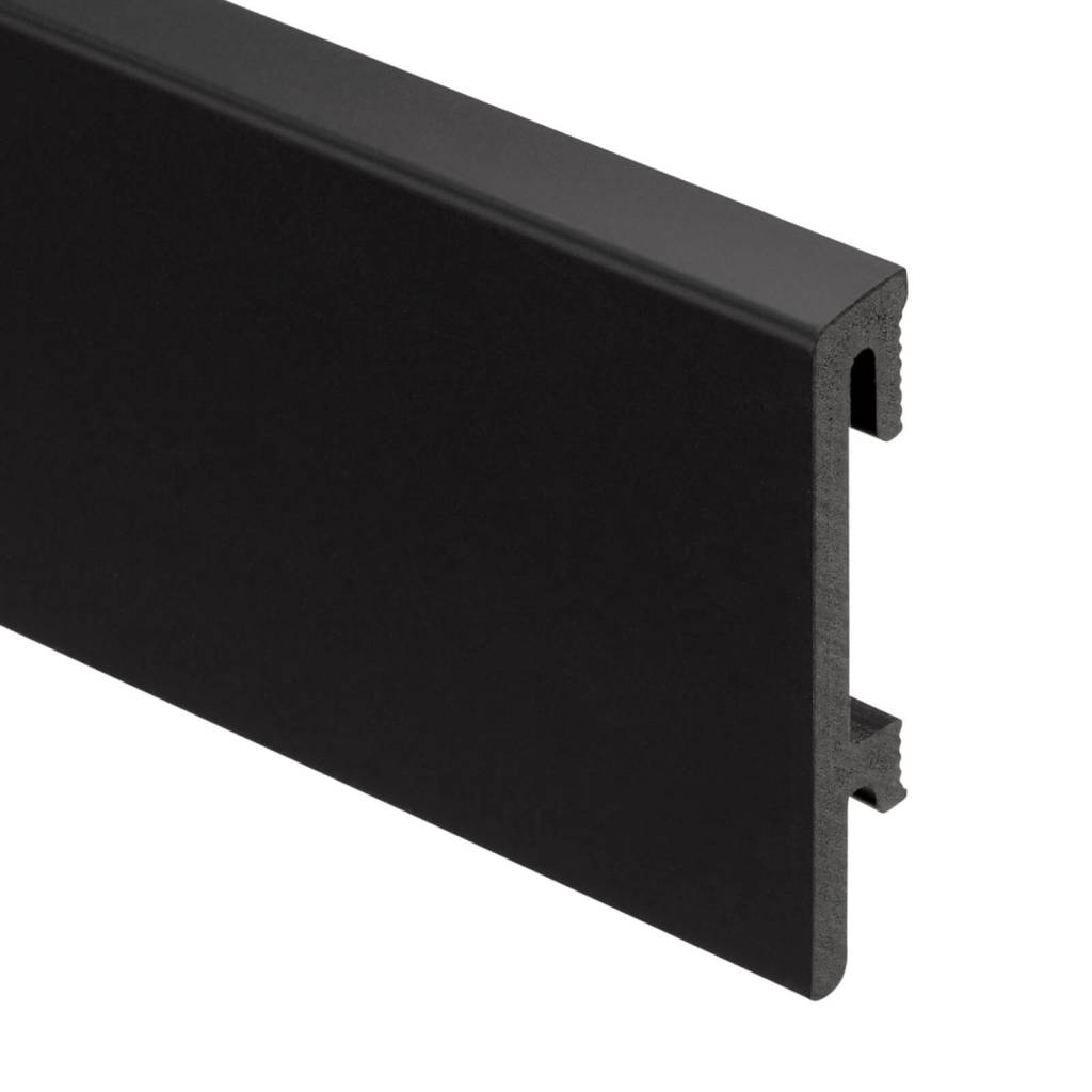 Listwa przypodłogowa PS Bravo 80 mm Czarna 207, BR81U3