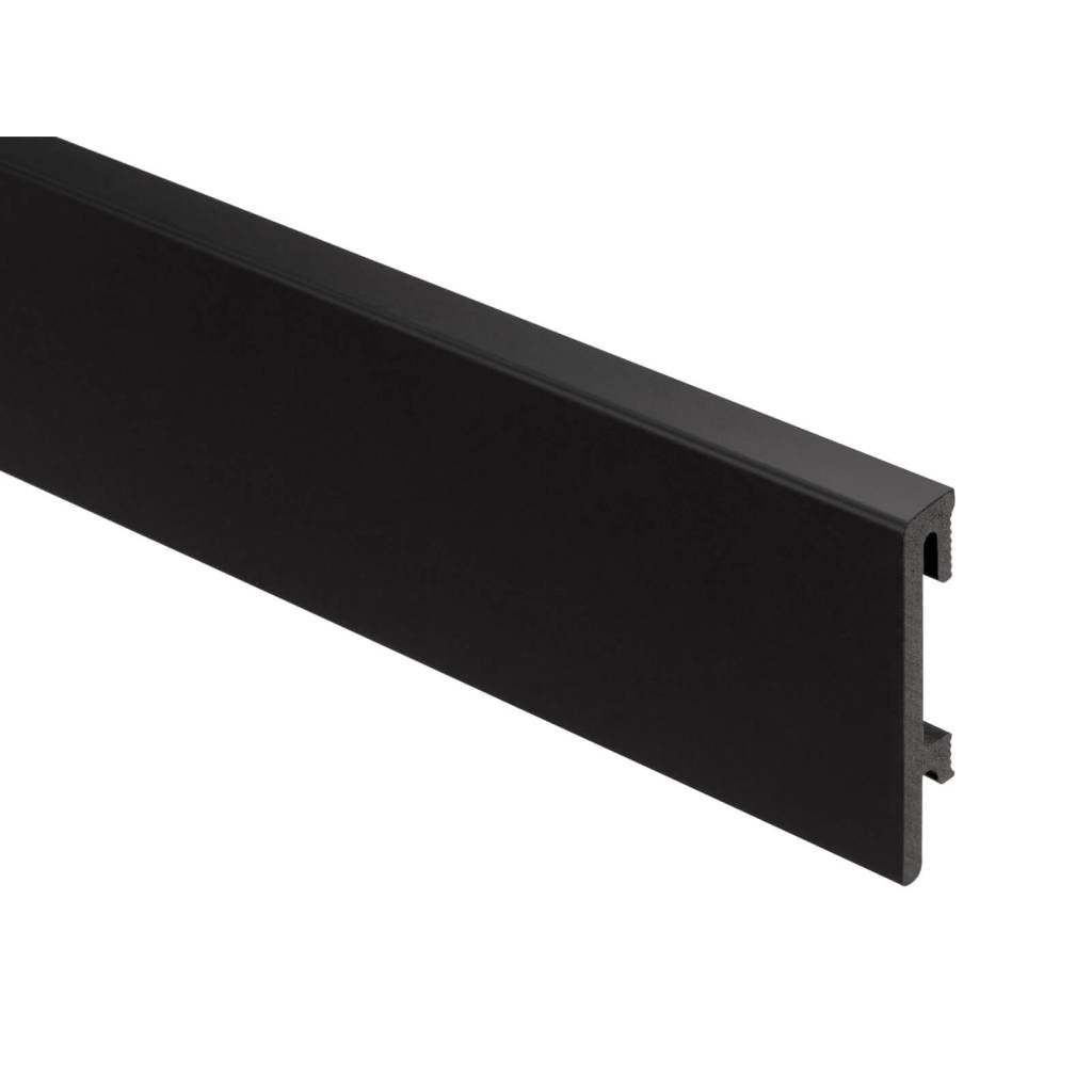 Listwa przypodłogowa PS Bravo 80 mm Czarna 207, BR81U3