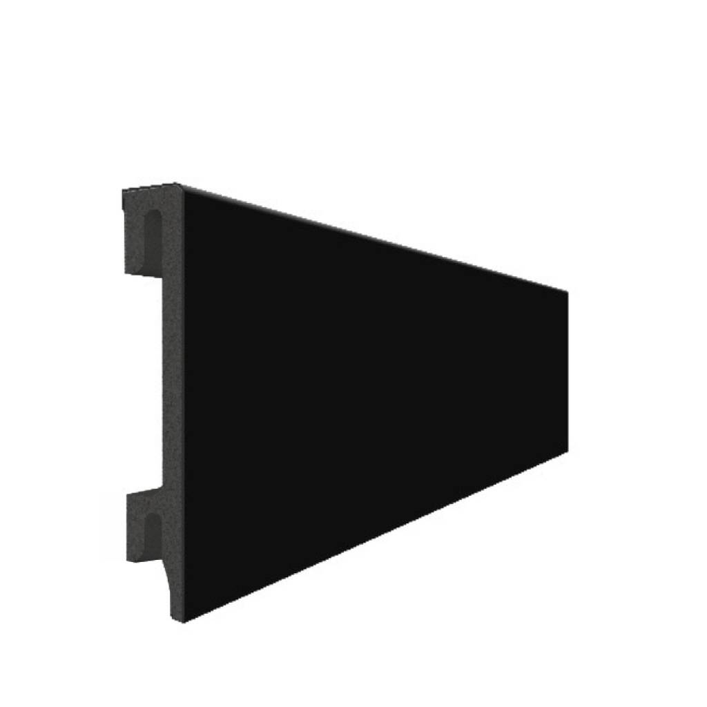 Listwa przypodłogowa PS Bravo 80 mm Czarna 207, BR81U3