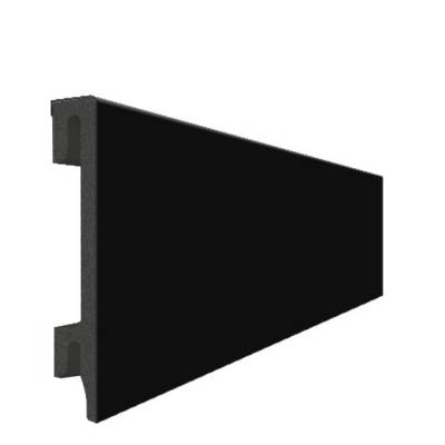 Listwa przypodłogowa PS Bravo 80 mm Czarna 207, BR81U3