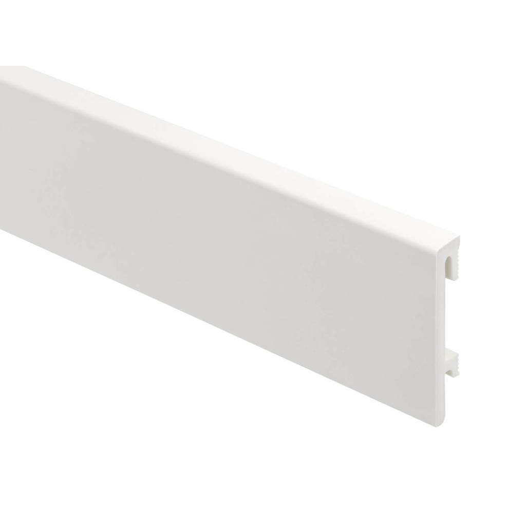 Listwa przypodłogowa PS Bravo 80 mm 1,2 m Biała 301, BR82U1