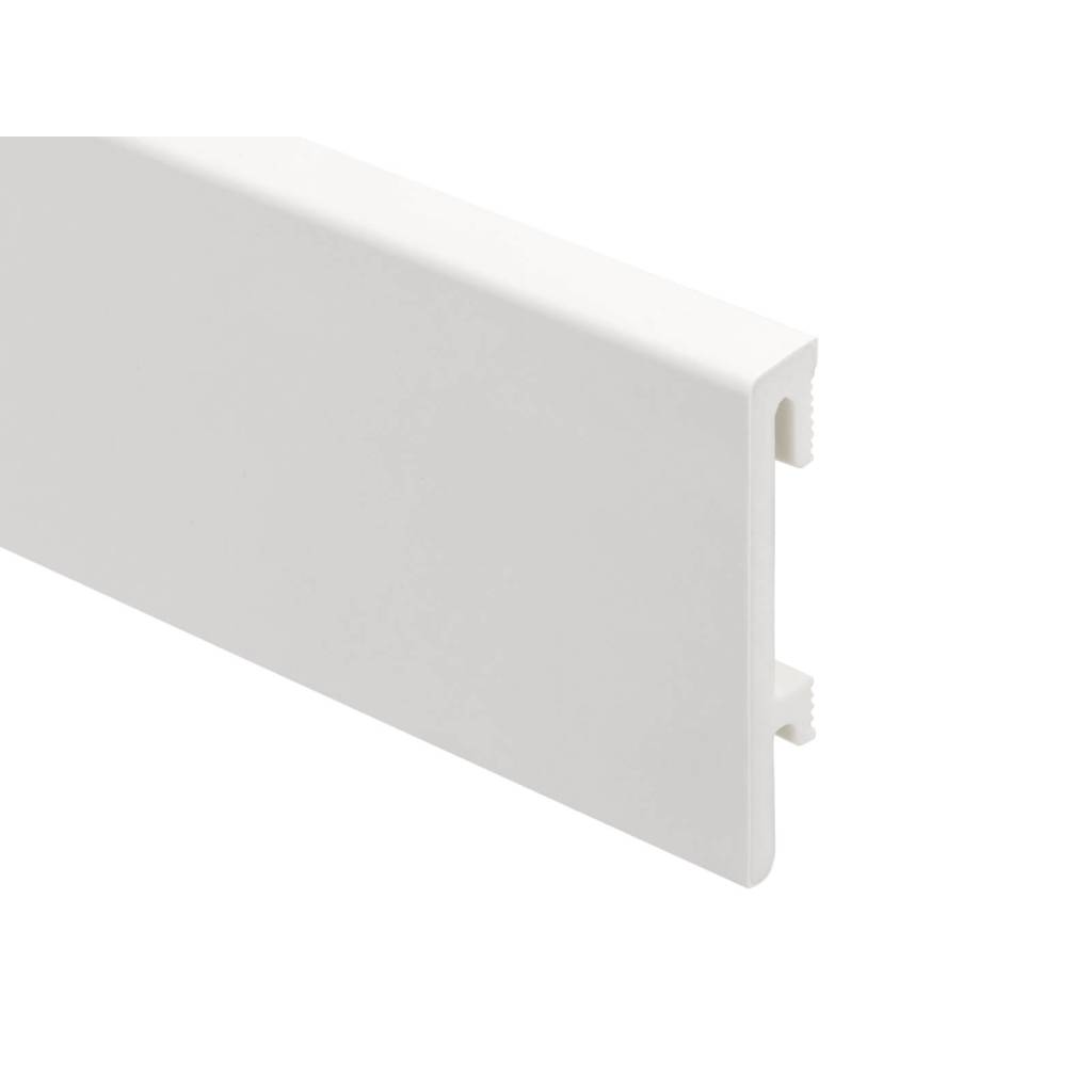 Listwa przypodłogowa PS Bravo 80 mm 1,2 m Biała 301, BR82U1