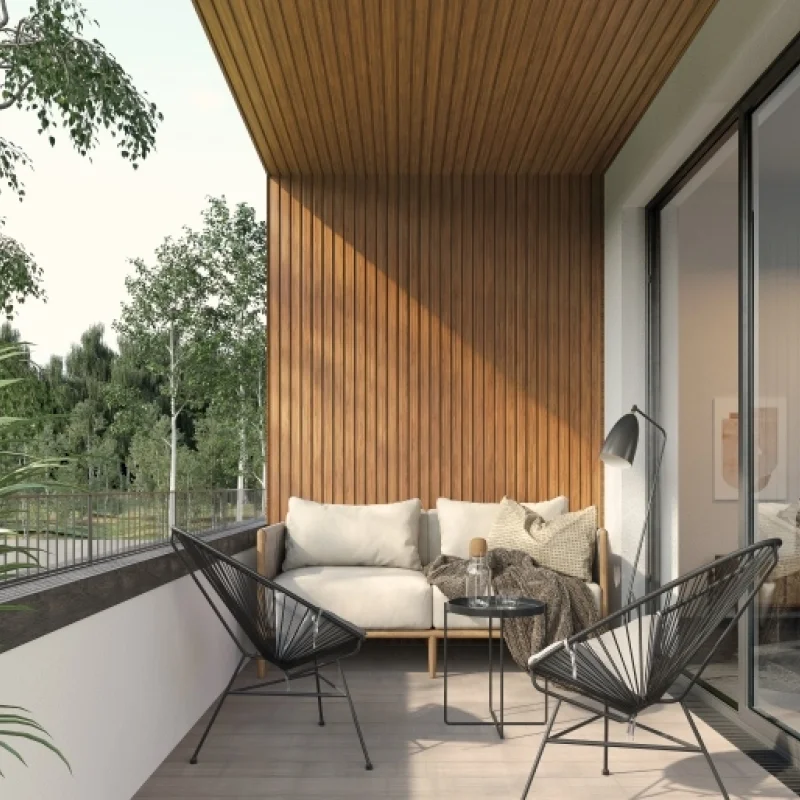 Panele zewnętrzne Listwa zewnętrzna  Złoty Dąb SVP 12 30