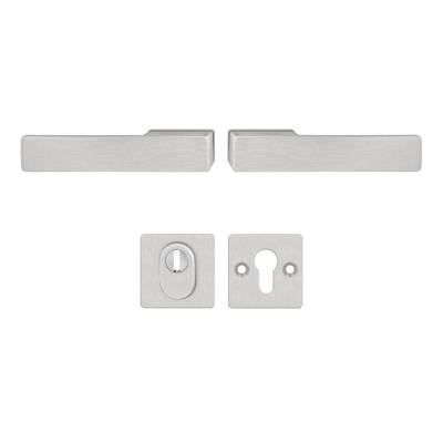 Klamka Libera Inox klamko + klamka + rozeta WB z zabezpieczeniem, 5907505414897 Klamka Libera Inox klamko + klamka + rozeta WB z zabezpieczeniem, 5907505414897