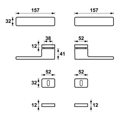 Klamka Libera Inox klamko + klamka + rozeta WK, 5907505414927 Klamka Libera Inox klamko + klamka + rozeta WK, 5907505414927