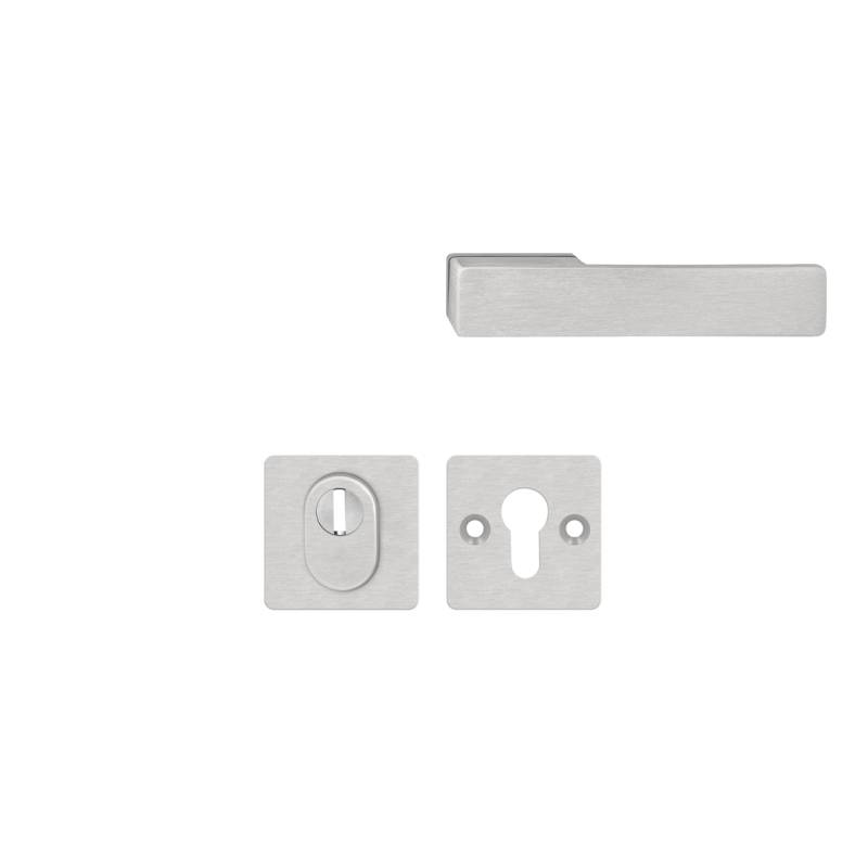 Klamka Solo Libera Flex Premium klamka Inox + rozeta WB z za