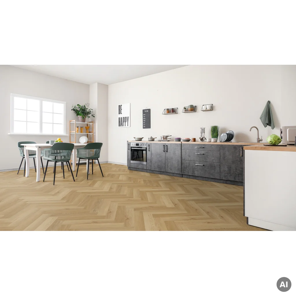 Panele winylowe LVT Jodełka Firenze dryback HB Cooper 2.5 mm Klasa 33, FIR HB-848-DB