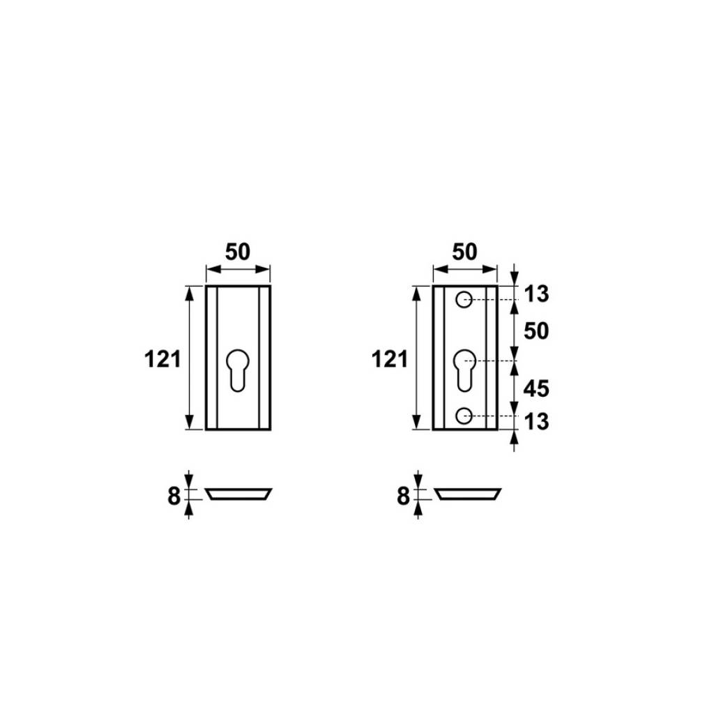 Rozeta Niagara-Haga Inox, AORXRBI00JX/KXXXXB
