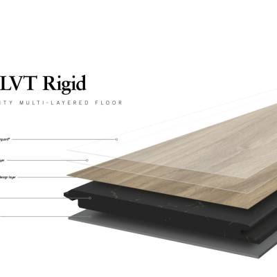 Panele winylowe z podkładem SPC LVT Dąb Riviera 03254LA Klasa 32 5 mm, 400086215