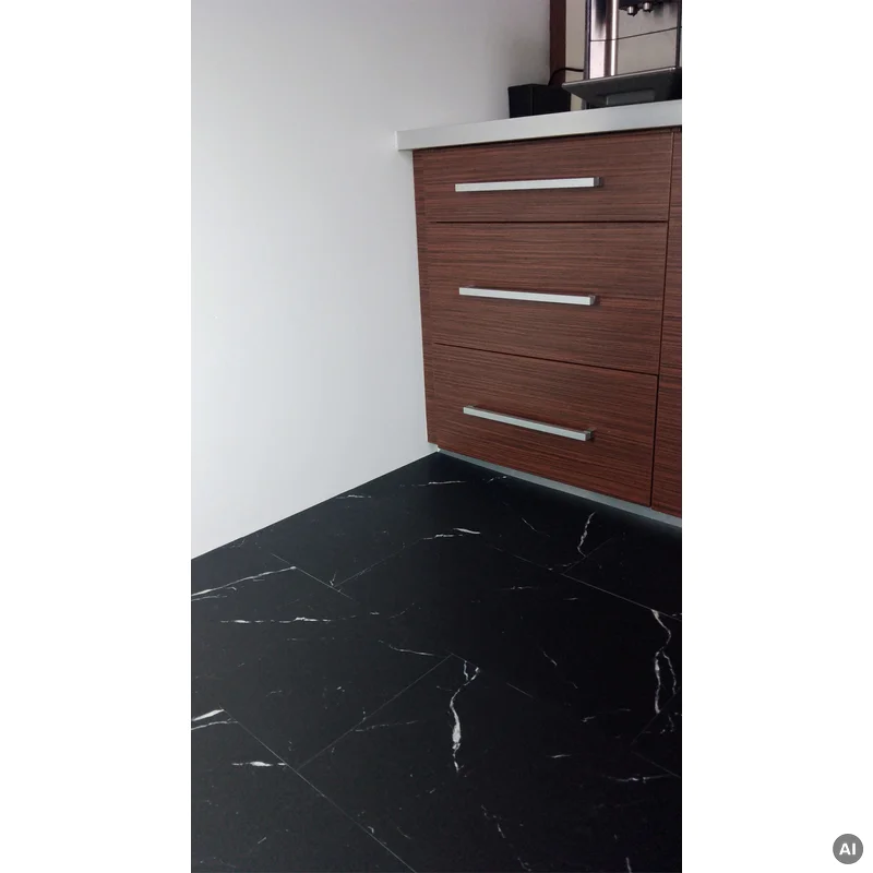 Panele Winylowe Samoprzylepne Marmur Czarny Calacat FC23073-
