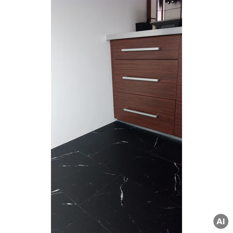 Panele Winylowe Samoprzylepne Marmur Czarny Calacat FC23073-