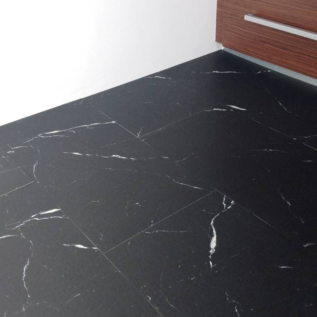 Panele Winylowe Samoprzylepne Marmur Czarny Calacat FC23073-1 Klasa 22 1.8 mm