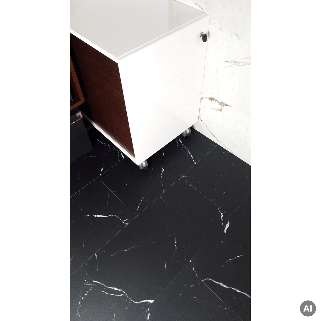 Panele winylowe samoprzylepne Marmur Czarny Calacat 1.8 mm Klasa 22, FC23073-1
