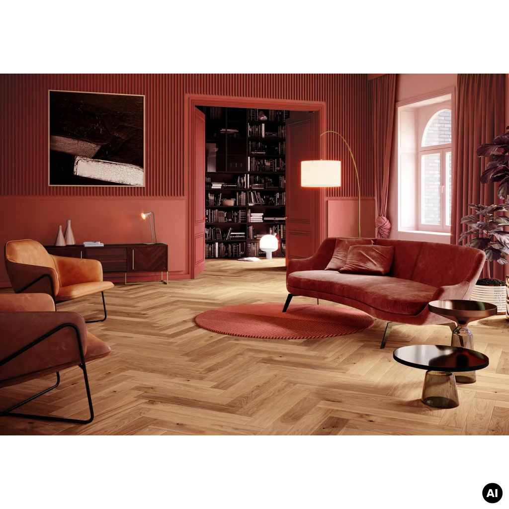 Podłoga drewniana Dąb Bright Jodła Klasyczna 14 mm, BLC-DBE1-OX4-XXR-A14130-F