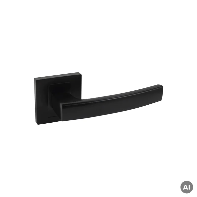Klamka Hermes KHR B00 Czarna, 5901289084154 - 2