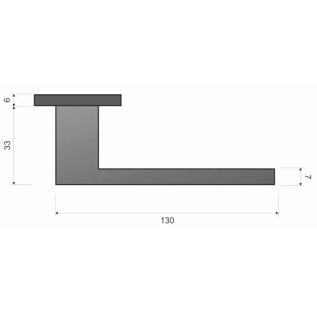 Klamka Cavo KVO B00 Czarna, 5901289085724