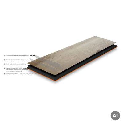 Panele winylowe SPC LVT Mantaro Hay PureCoat 6.5 mm Klasa 34, MAN HB-24-5614-IB