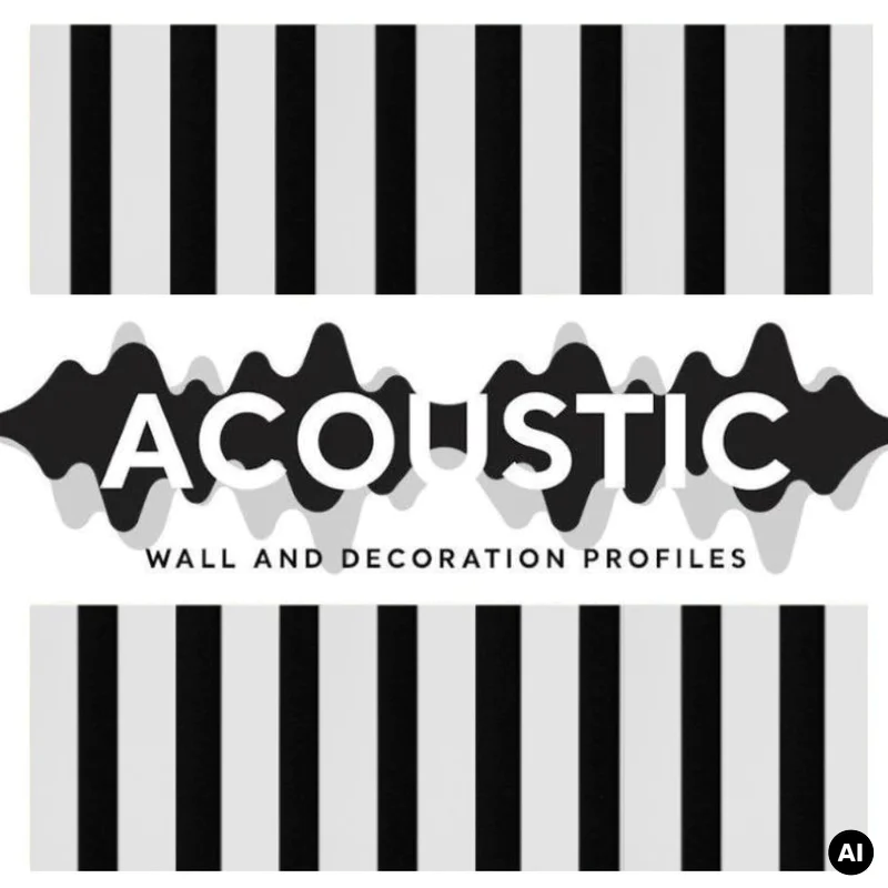 Lamele Akustyczne Czarno-Białe na Filcu L 231, 120044189 -