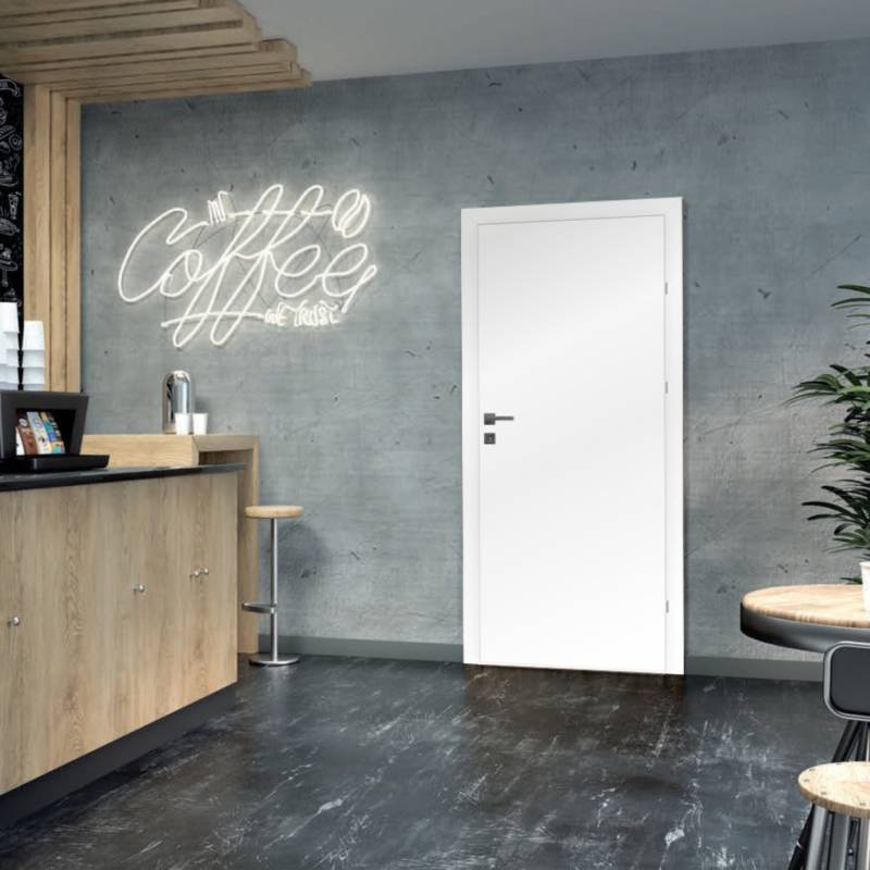 Drzwi DRE Standard Invest 10 przylgowe lewe 80cm WC z podcięciem wentylacyjnym, DRE 400011073