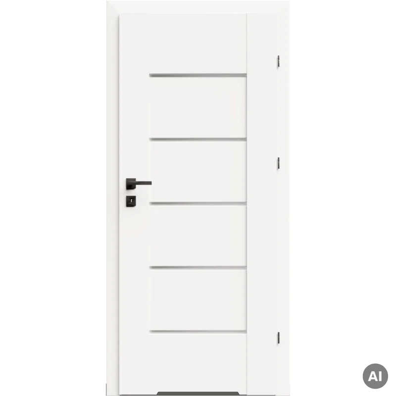 Drzwi DRE Lumio 1 przylgowe prawe 80cm WC z podcięciem went