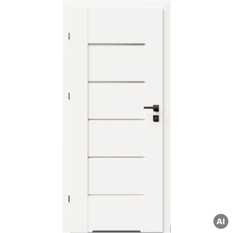 Drzwi DRE Lumio 9 przylgowe lewe 70cm WC z podcięciem wenty