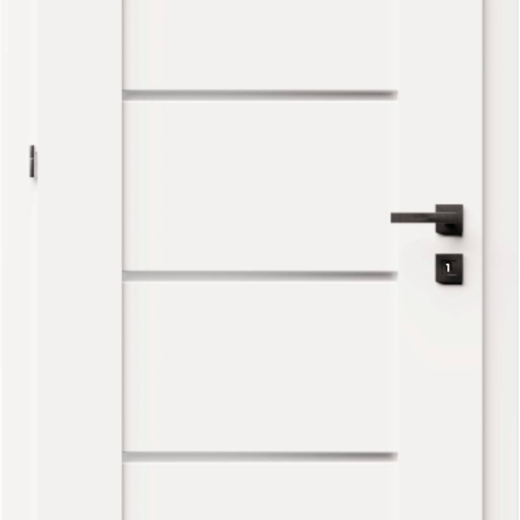 Drzwi DRE Lumio 1 przylgowe lewe 80cm WC z podcięciem wentylacyjnym, DRE 400011051