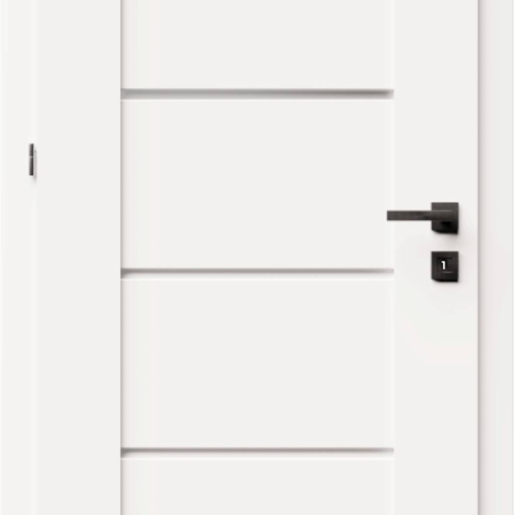 Drzwi DRE Lumio 9 przylgowe lewe 80cm WC z podcięciem wentylacyjnym, DRE 400011061