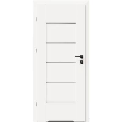 Drzwi DRE Lumio 9 przylgowe lewe 80cm WC z podcięciem wentylacyjnym, DRE 400011061