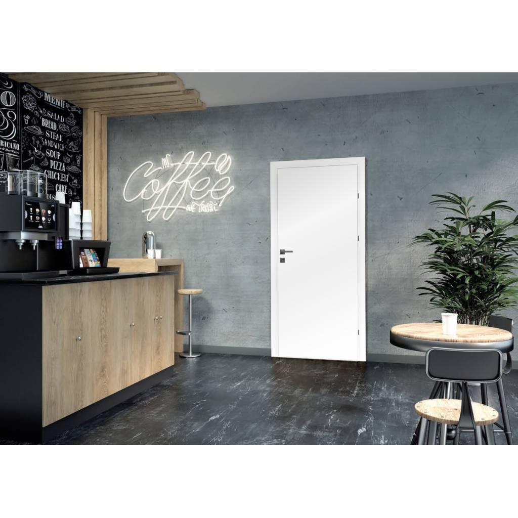 Ościeżnica regulowana Finish z kątownikiem T80 95-115 80cm Lewa przylgowa, DRE 400010999