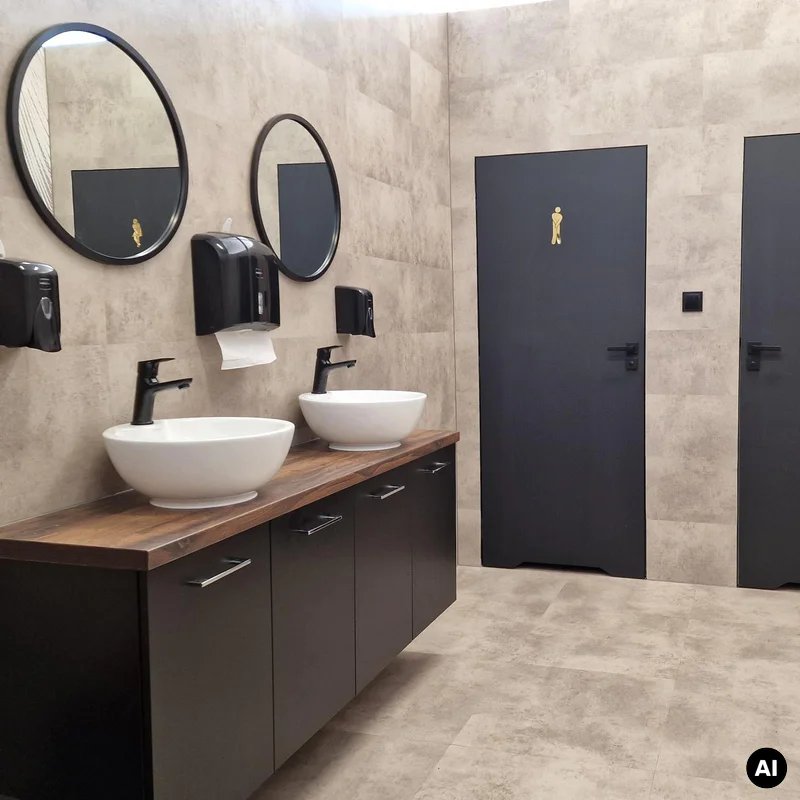 Panele ścienne Concrete Beige 30X60 Beton Beż Matowy 60642