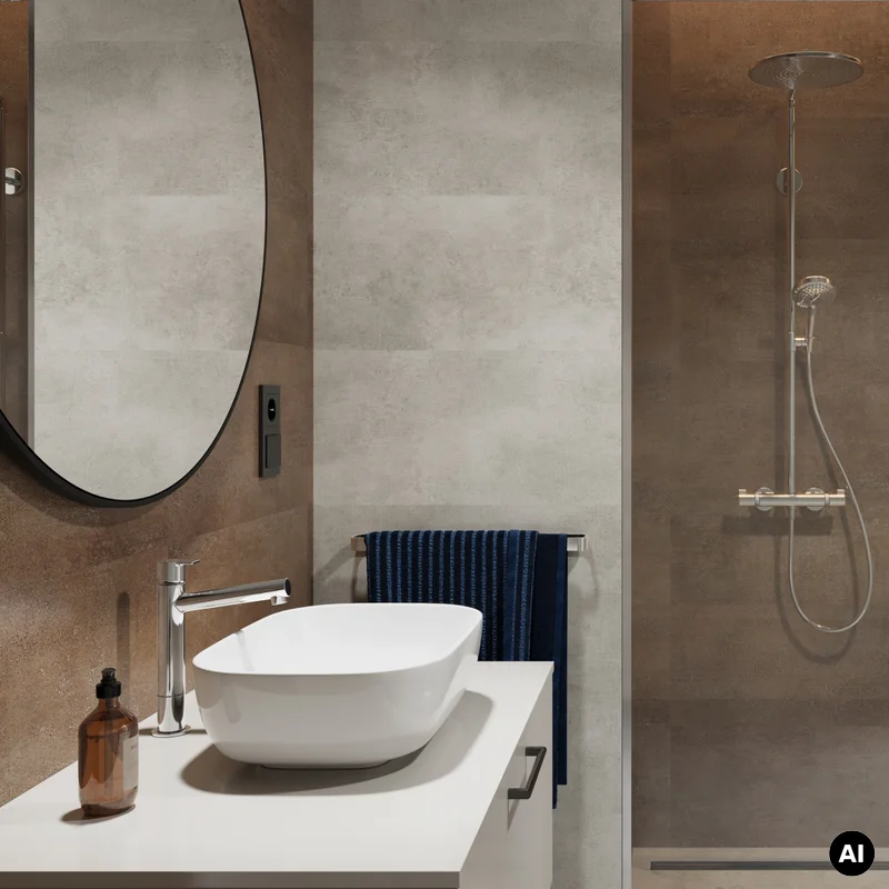 Panele ścienne Rusty 30x60 Rdzawy Matowy 6064241