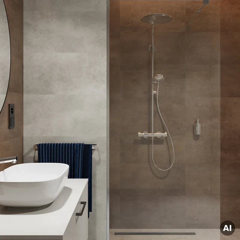 Panele ścienne Rusty 30x60 Rdzawy Matowy 6064241