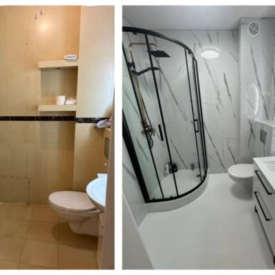 Panele ścienne Concrete Beige 30X60 Beton Beż Matowy EC64243