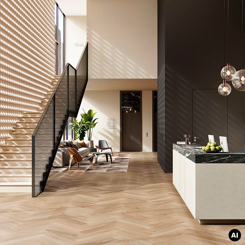 Podłoga drewniana Alta Herringbone Invisible 15 mm, ALT HB 