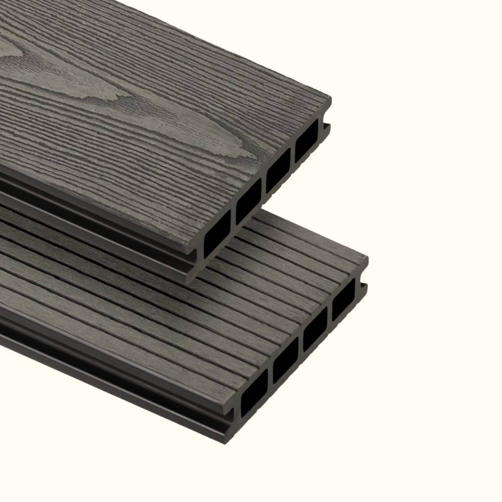 Deska tarasowa dwustronna BERGDECK S140 Szary 2,2m 25 mm, BB1103