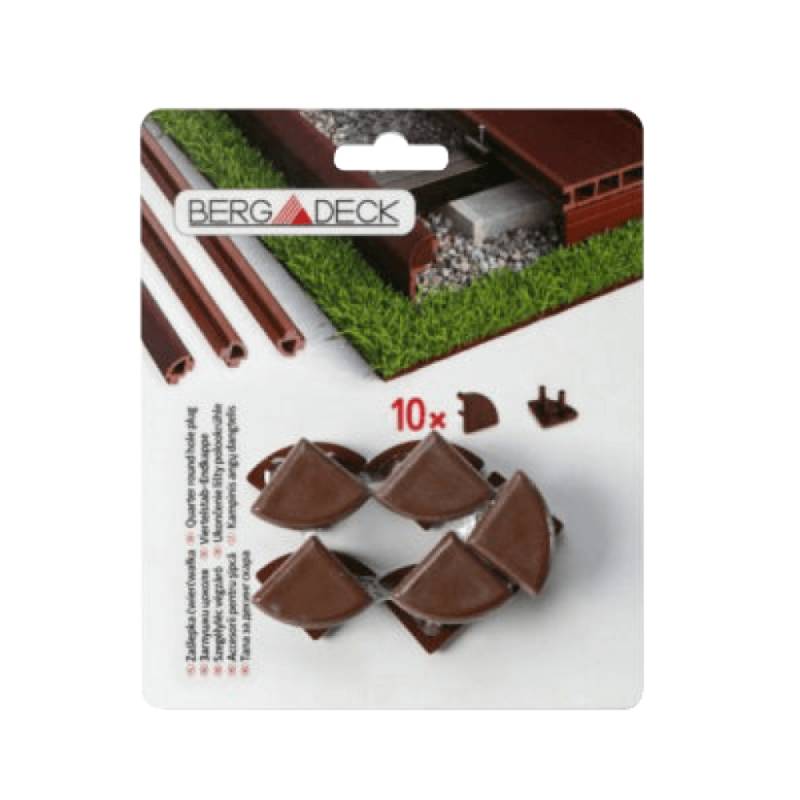 Zaślepka ćwierćwałka WPC Wild Teak 10szt BDZC07