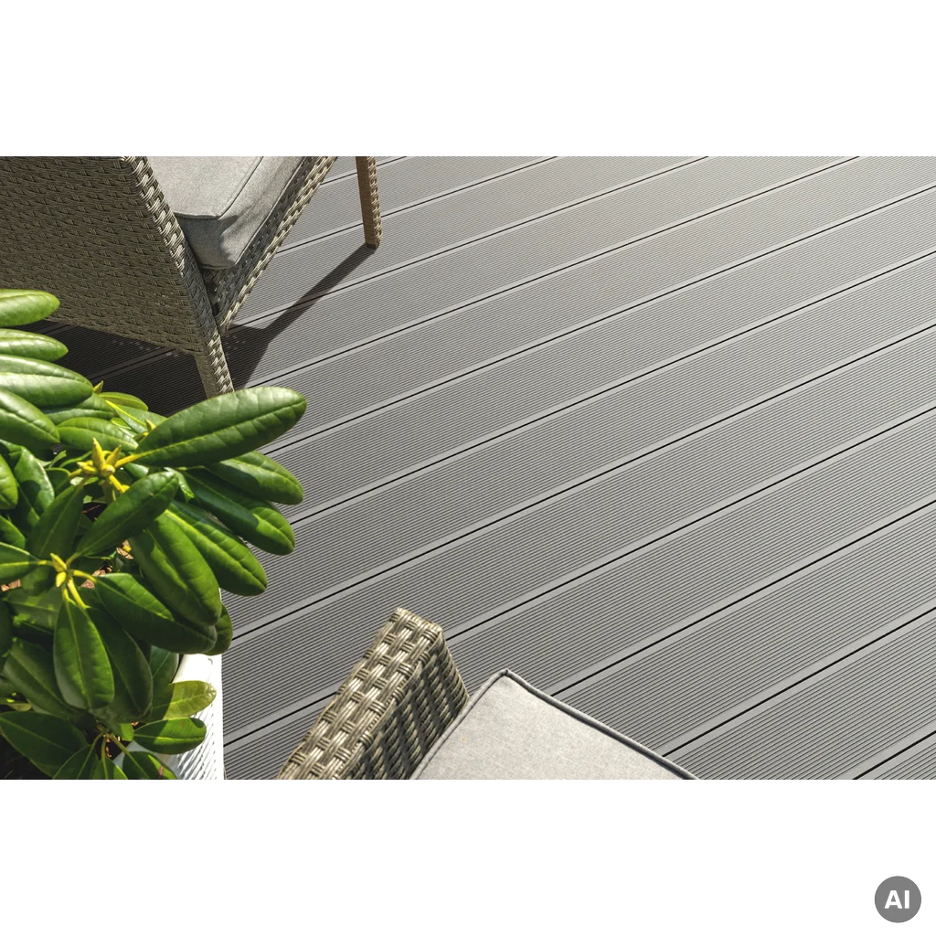 Deska tarasowa dwustronna BERGDECK szczotkowana Antracyt 2,4m 25 mm, BD1001