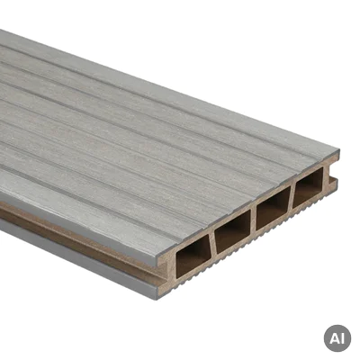 Deska tarasowa dwustronna BERGDECK szczotkowana Antracyt 2,4m 25 mm, BD1001