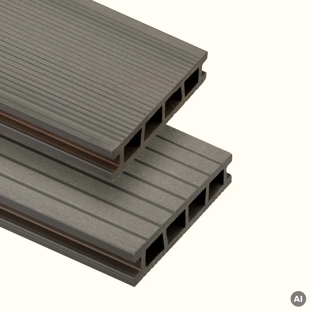 Deska tarasowa dwustronna BERGDECK szczotkowana Antracyt 2,4m 25 mm, BD1001