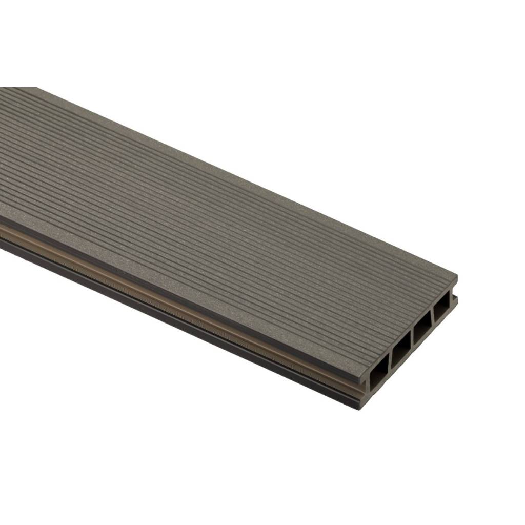 Deska tarasowa dwustronna BERGDECK B150 szczotkowana Czarny 2,4m 25 mm, BD1002