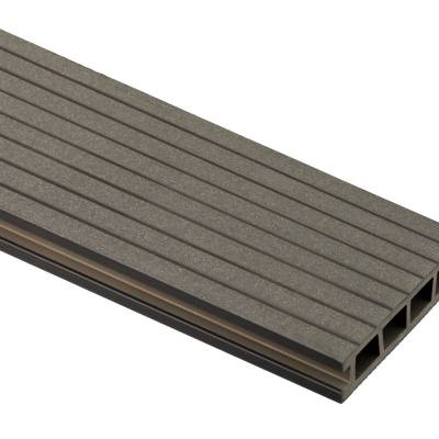 Deska tarasowa dwustronna BERGDECK B150 szczotkowana Czarny 2,4m 25 mm, BD1002