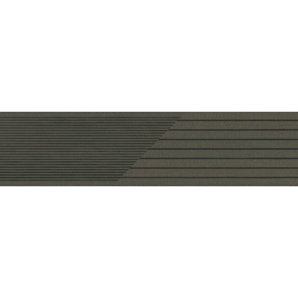 Deska tarasowa dwustronna BERGDECK B150 szczotkowana Czarny 2,4m 25 mm, BD1002