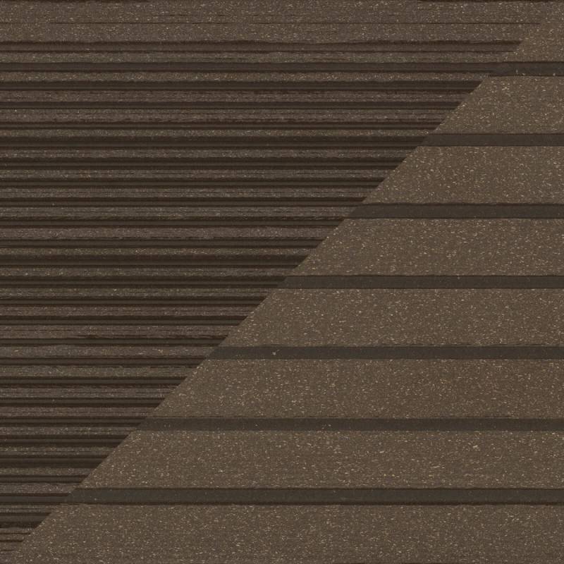 Deska tarasowa dwustronna BERGDECK B150 szczotkowana Orzech 2,4m 25 mm, BD1003